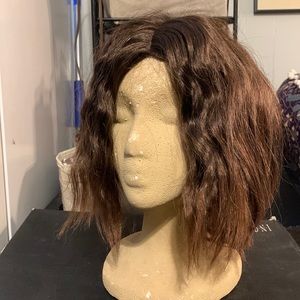 Short brown wig